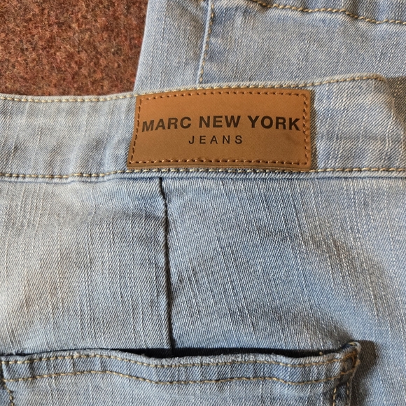 Marc New York High Rise Sailor Jean Size 14 32x29 Light Wash Denim Like New! - Picture 12 of 12
